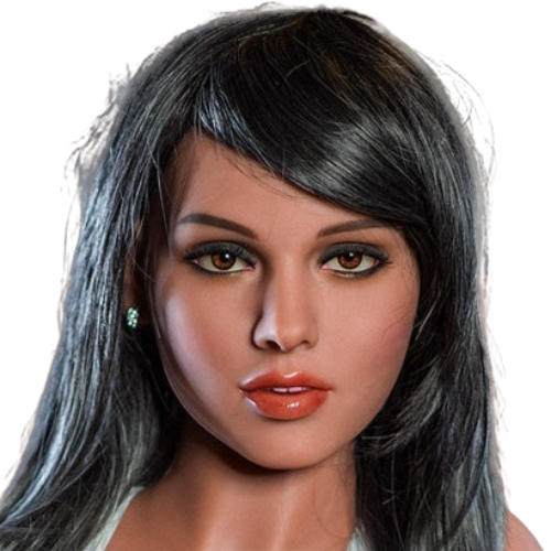 H032 Sexy Sex Doll Head With Dark Skin – Linkdolls