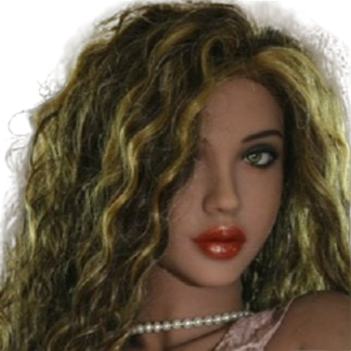H037 Exotic Sex Doll Head With Wavy Hair Linkdolls