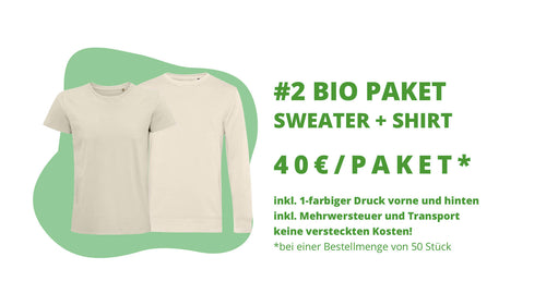 Bio Abi Paket mit Abi Sweater und Abi Shirt