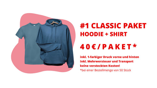 Abi Paket mit Abi Hoodie und Abi Shirt