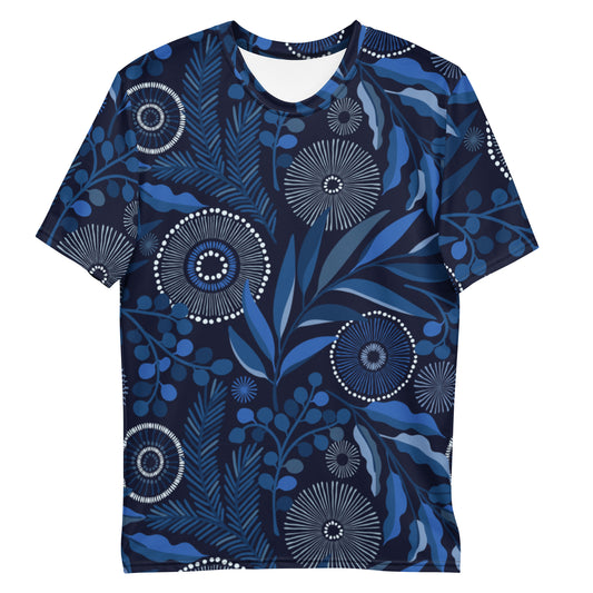 Get to know your new favorite tee—it's super smooth, super comfortable, and made from a cotton touch polyester jersey that won't fade after washing. Dive in the magical winter nights and discover all its mysterious frozen flowers. Created on demand, customized with an unique hand drawn pattern, inspired by Finnish winter nights.