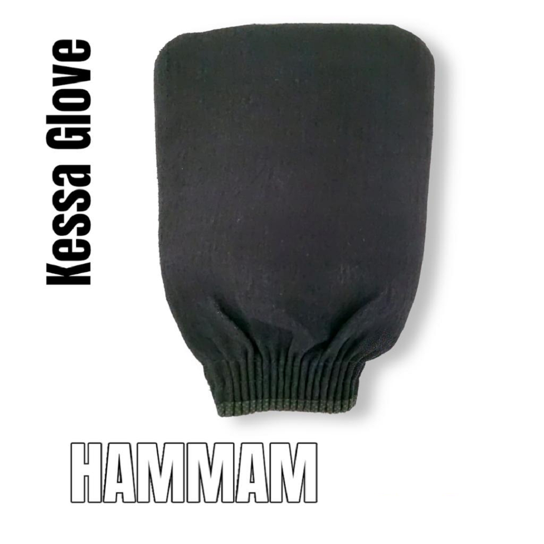 Trunk bibliotheek heuvel Bestuiven Scrub handschoen - Hammam washandje - Kessa Glove (zwart) – Kenzit.nl