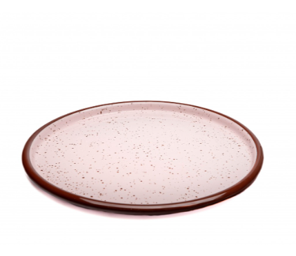 Billede af Anna von Lipa - Sparkles Plate, rosa and brown