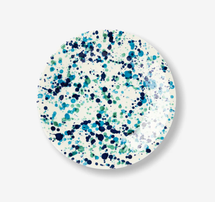 Billede af Familianna - Confetti Christian side tallerken, Pacific ocean, ø: 22 cm