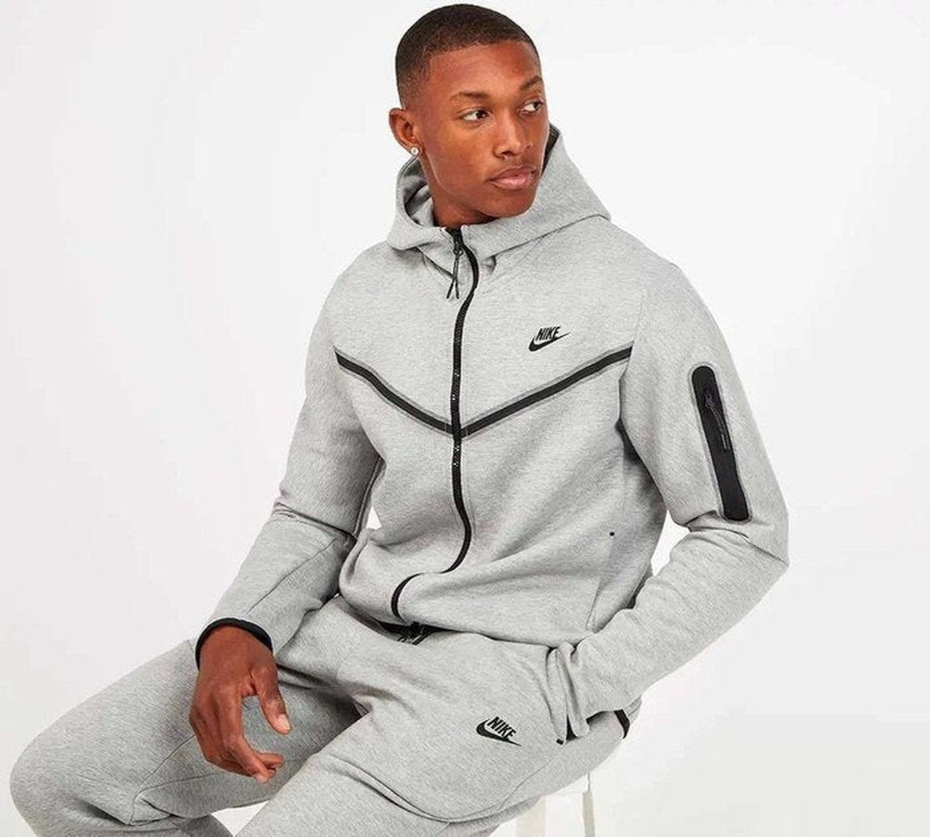 Nike Tech Fleece Tracksuit Grey RSThePlug