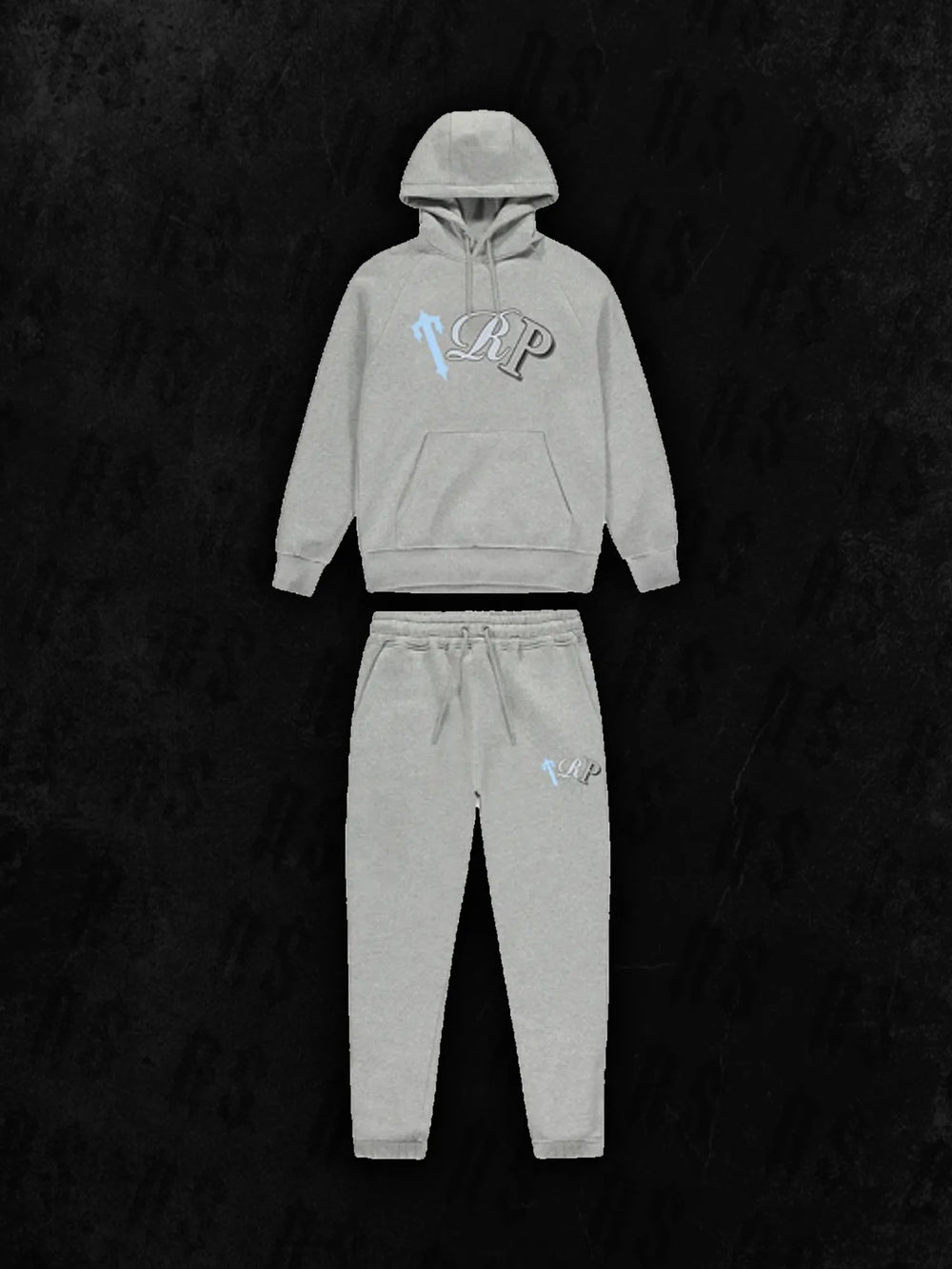 Trapstar TRP Tracksuit Grey/Blue – RSThePlug