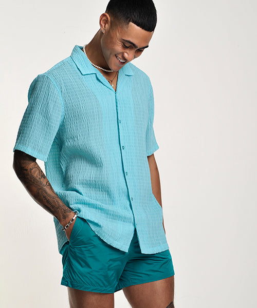 Ibiza Shirt - Aqua – STOWAWAY