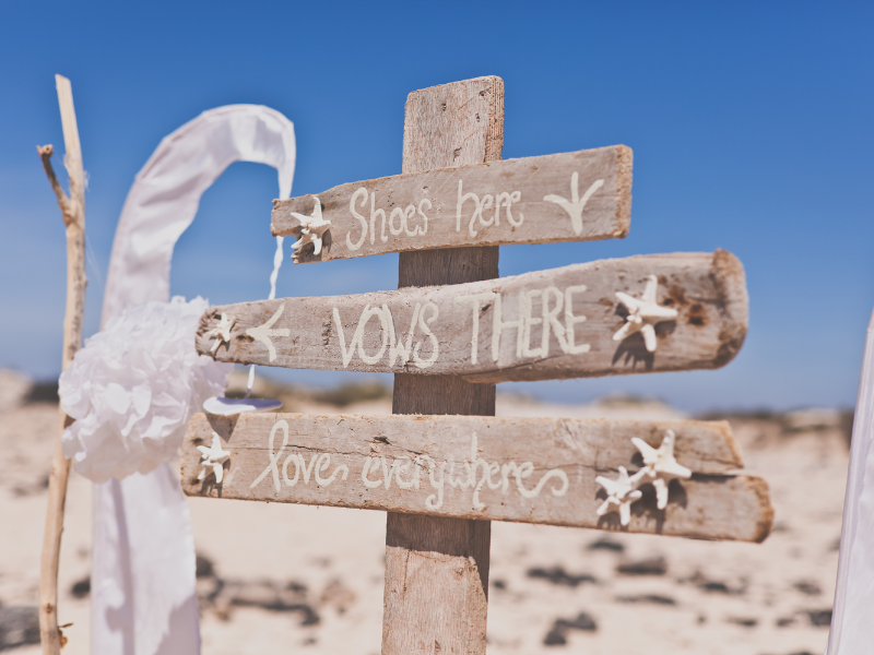 Vows sign