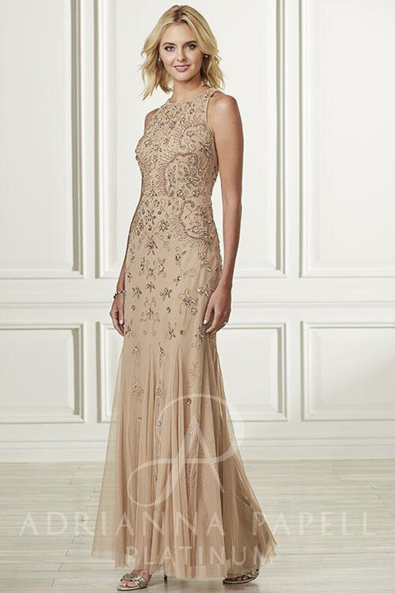 Beaded Gown, Adrianna Papell 40368