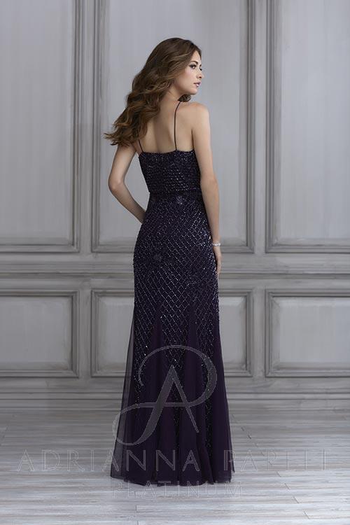 Adrianna Papell Beaded Formal Gown Style 40143 Size 6 EWedded