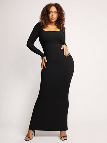 maxi dress with built in shapewear｜TikTok Search