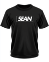 Picture of Custom SEAN Sleek Black T-Shirt with Bold SEAN Statement