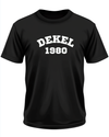 Picture of "DEKEL 1980 Varsity-Style Personalized T-Shirt"