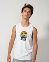 Picture of "Personalized JOHN Beachy Tank Top with Vibrant Sunset Design"