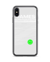 Picture of "JAMES Nutrition Facts Personalized Phone Case"