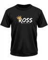 Picture of Customizable "ROSS" Black T-Shirt - Bold, Personalized ROSS Print