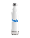 Picture of "AMELIA's Personalized Sleek White Water Bottle"