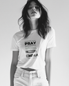 Picture of "EMMA's Bold PRAY WORK TRUST Personalized Inspiration T-Shirt"