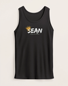 Picture of Personalized "SEAN" Tank Top with Crown Motif and Inspirational Message