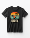 Picture of "HAILEY Personalized Summer Sunset T-Shirt"