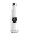 Picture of "Personalized "EMMA MODE ON" Stainless Steel Water Bottle for EMMA"