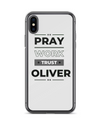 Picture of "OLIVER Phone Case - Pray, Work, Trust Design"
