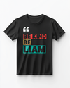 Picture of "Be Kind Be LIAM" Personalized Black T-Shirt with Vibrant Typography