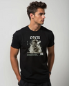Picture of Personalized OREN Black T-Shirt with Modern Sculpture Design
