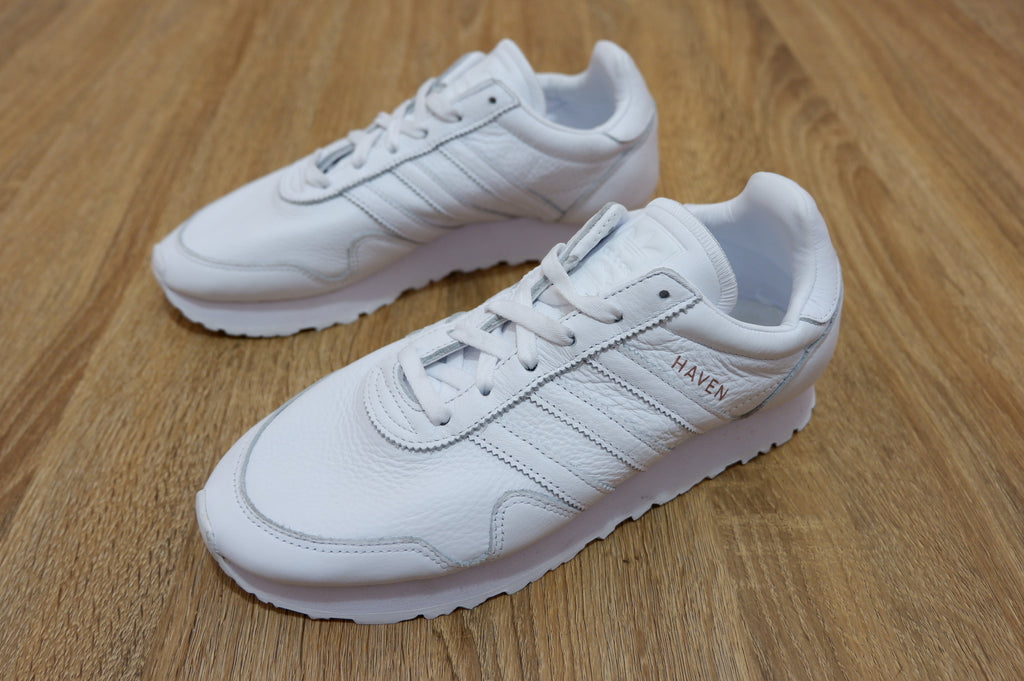 adidas haven white leather