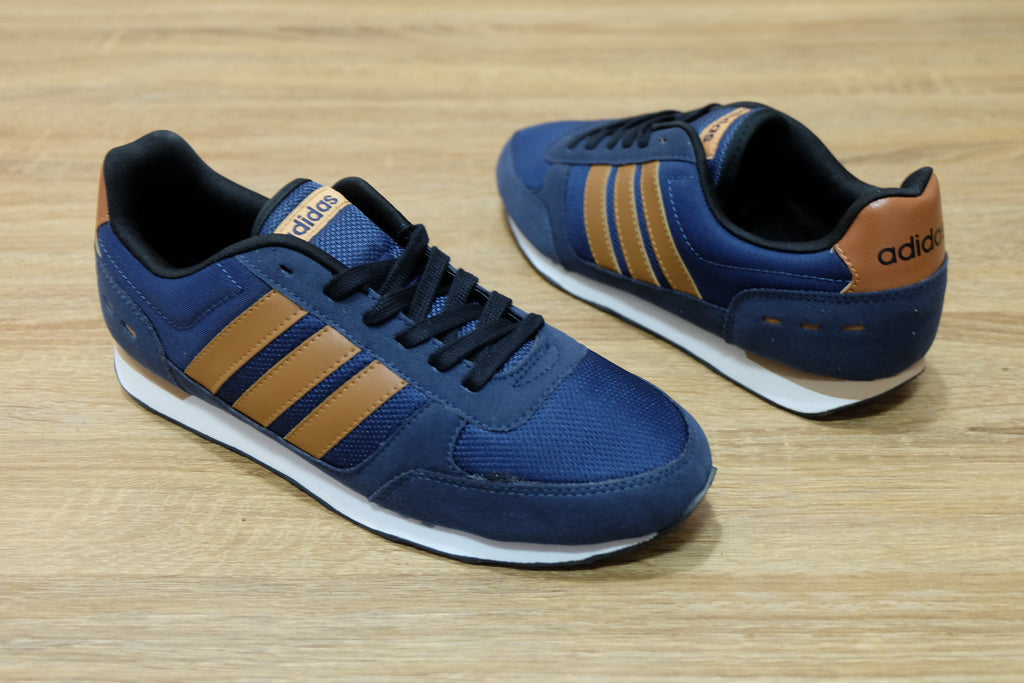 adidas neo city racer navy brown