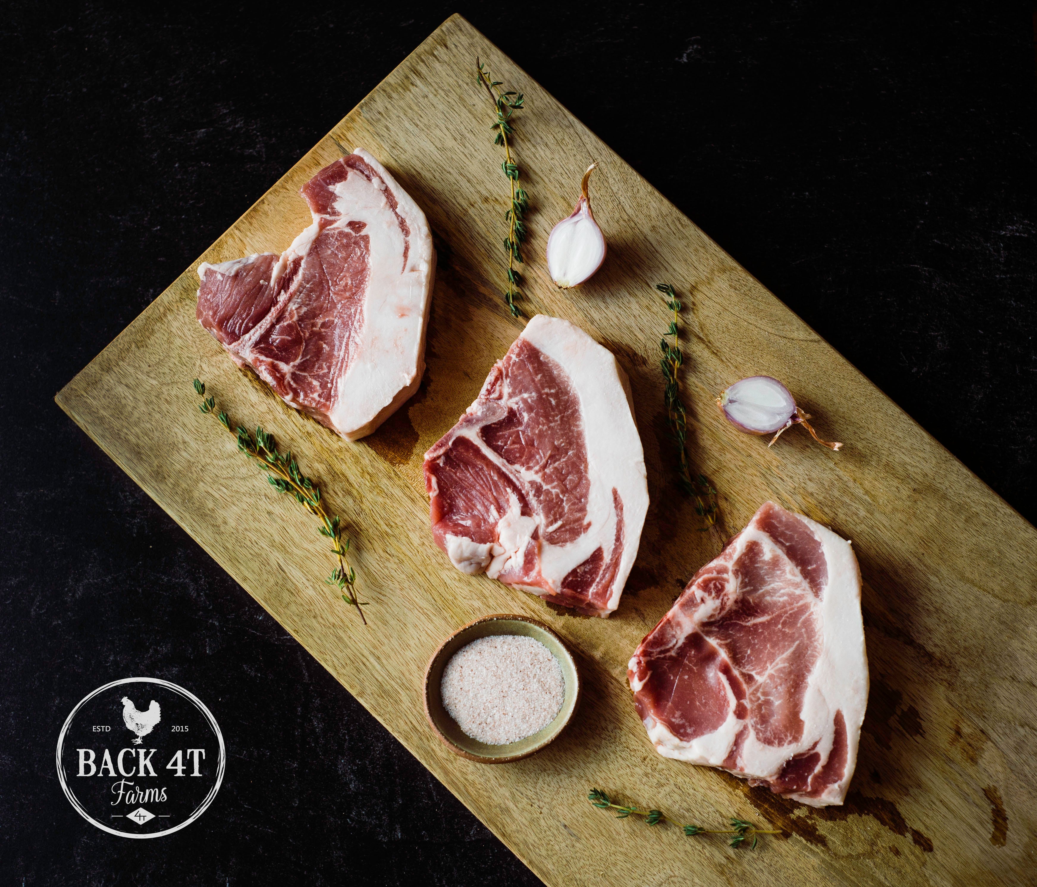 Organic Heritage Pork Chops – Back4tfarms