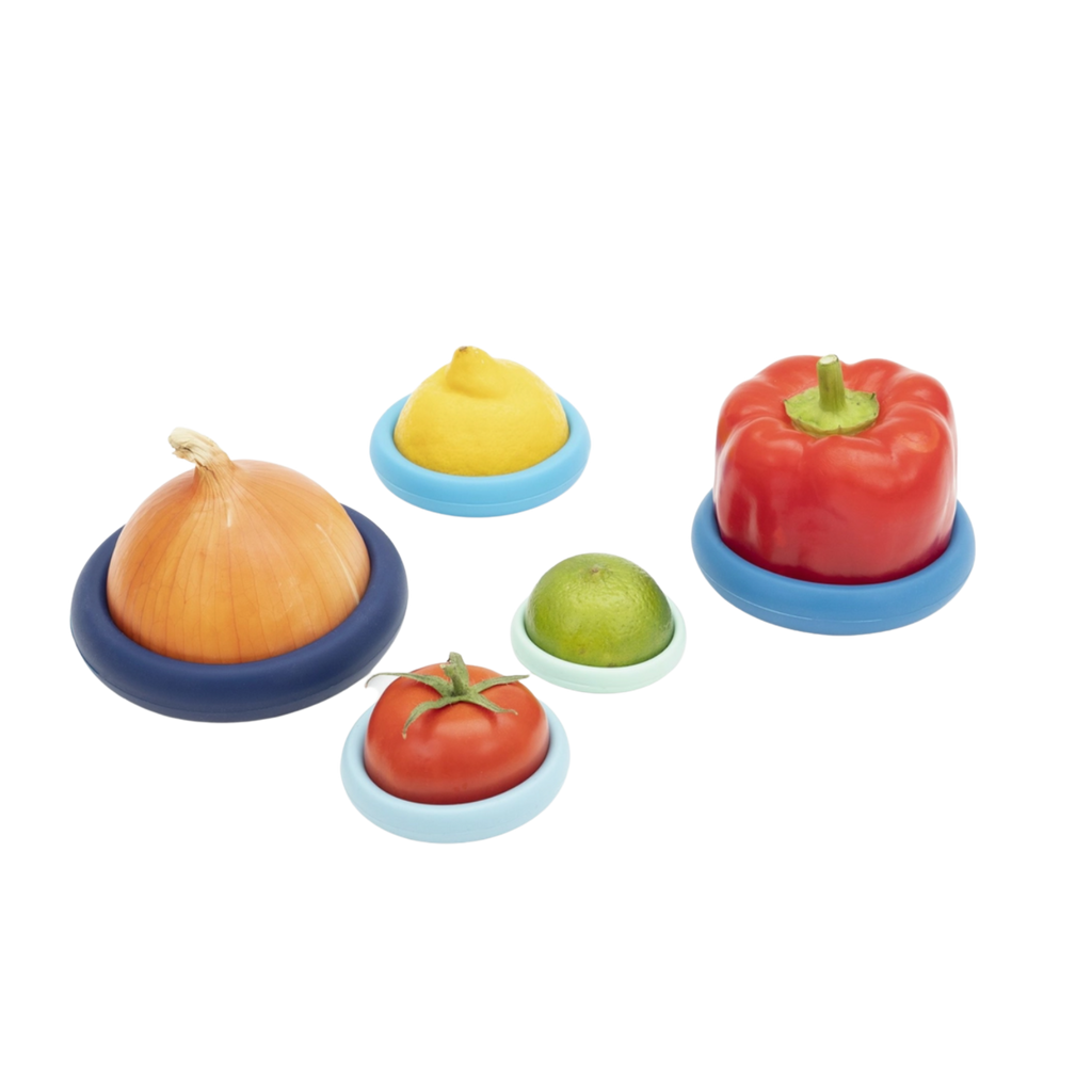  Food Huggers Avocado Huggers 2pc Silicone Reusable Avocado  Savers with Pit Storage, BPA Free, Dishwasher Safe Holder