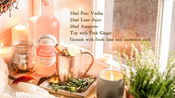 Pink Pear Mule cocktail