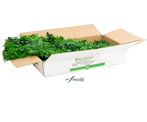 Artificial Evergreen Moss Mat Panels from NatraHedge®