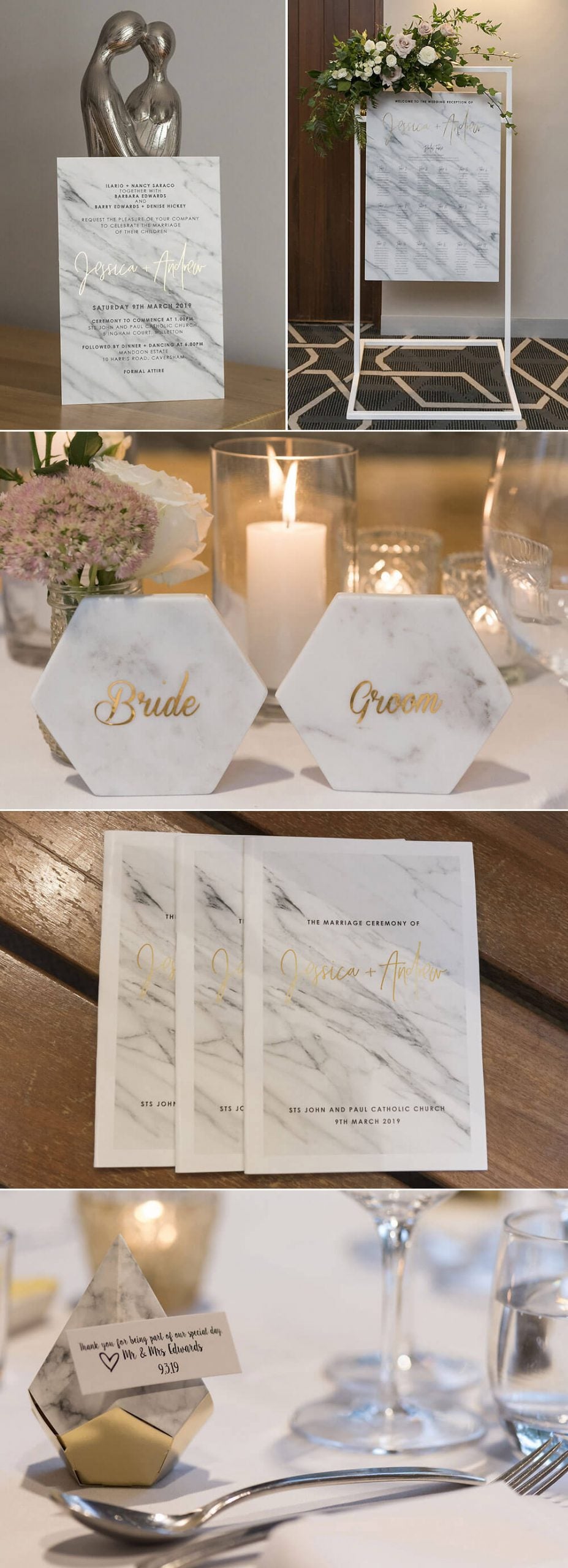 Jessica and Andrew's Wedding Stationery