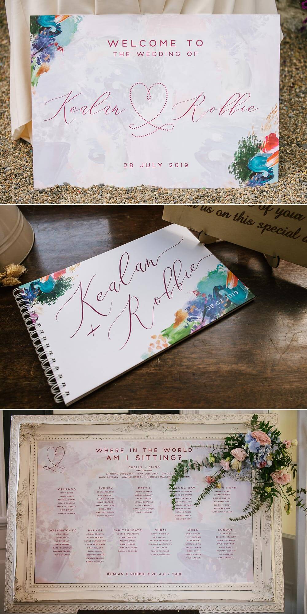 Robbie and Kealan's Wedding Stationery