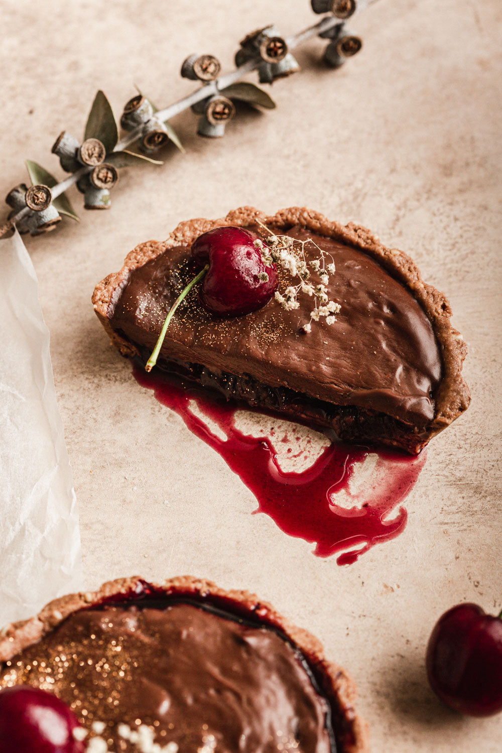 vegan chocolate tart