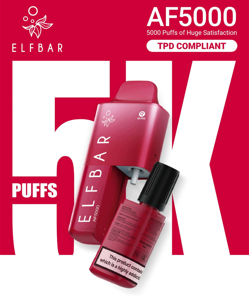 Elf Bar AF5000 Vape Kit | Rechargeable | £9.99
