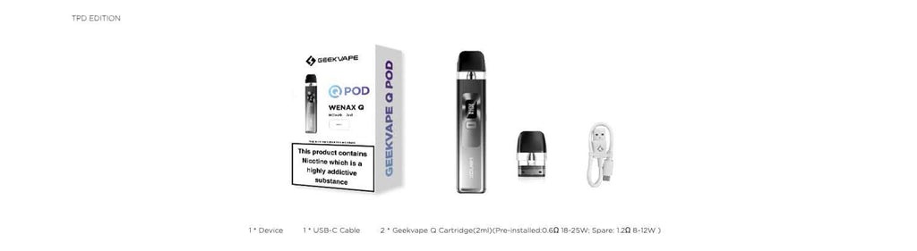 Geekvape Wenax Q Pod Vape Kit | Idea Vape | Free Delivery