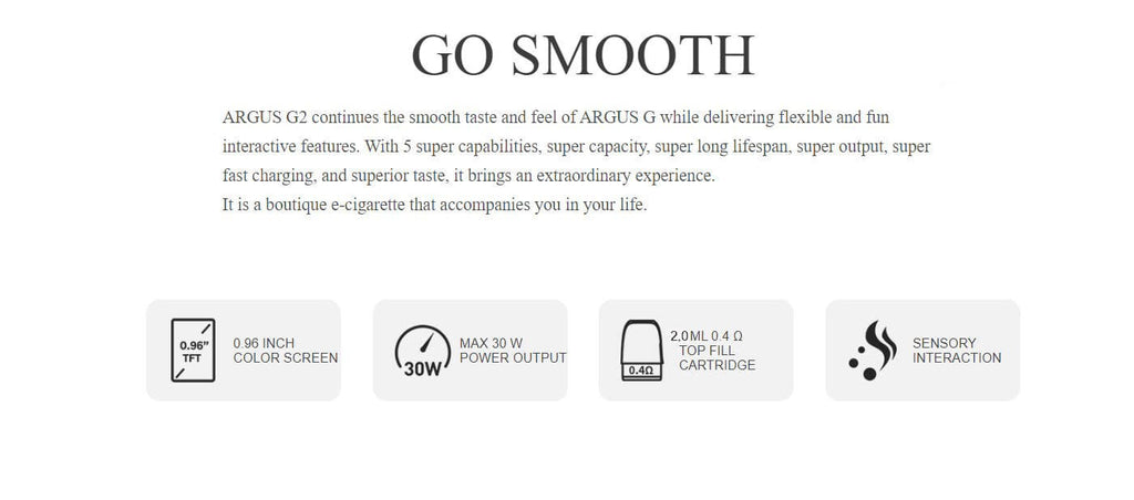 VooPoo Argus G2 Pod Vape Kit | Official Shop | £22.99