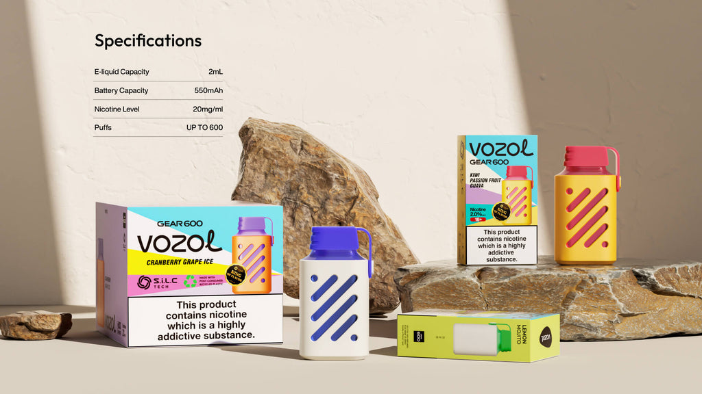 Vozol Gear 600 Disposable Vape Kit - Official Distributor - Idea Vape