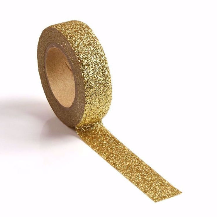 Aarde zonnebloem verlies uzelf Chunky Gold Glitter Washi Tape – The Papery