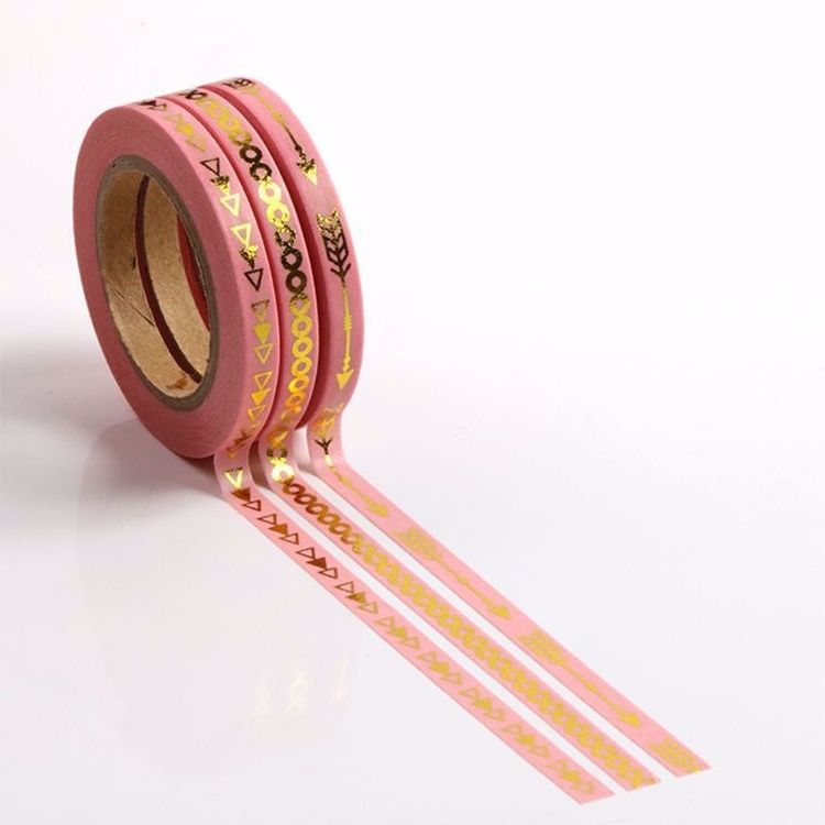 Rose Gold Foil Today Skinny Washi Tape – Pretty Packages
