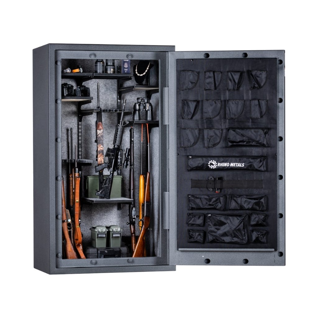  Kodiak Gun Safe for Rifles & Pistols, KSX7136 by Rhino Metals  with New SafeX Security System, 45 Long Guns & 6 Handguns, 60 Minute Fire  Protection