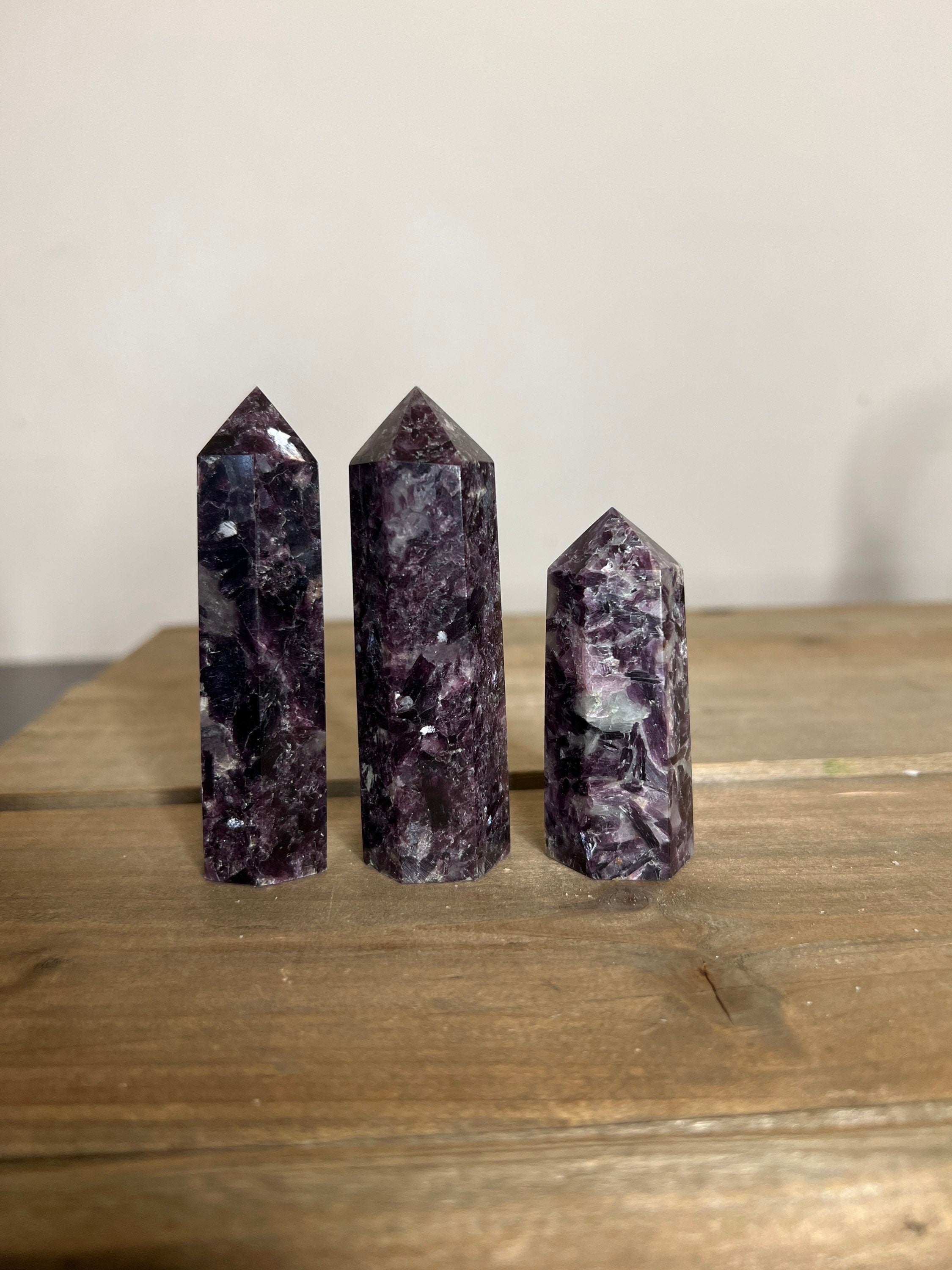 Flashy Purple Mica Towers – Cosmic Occasions Shop