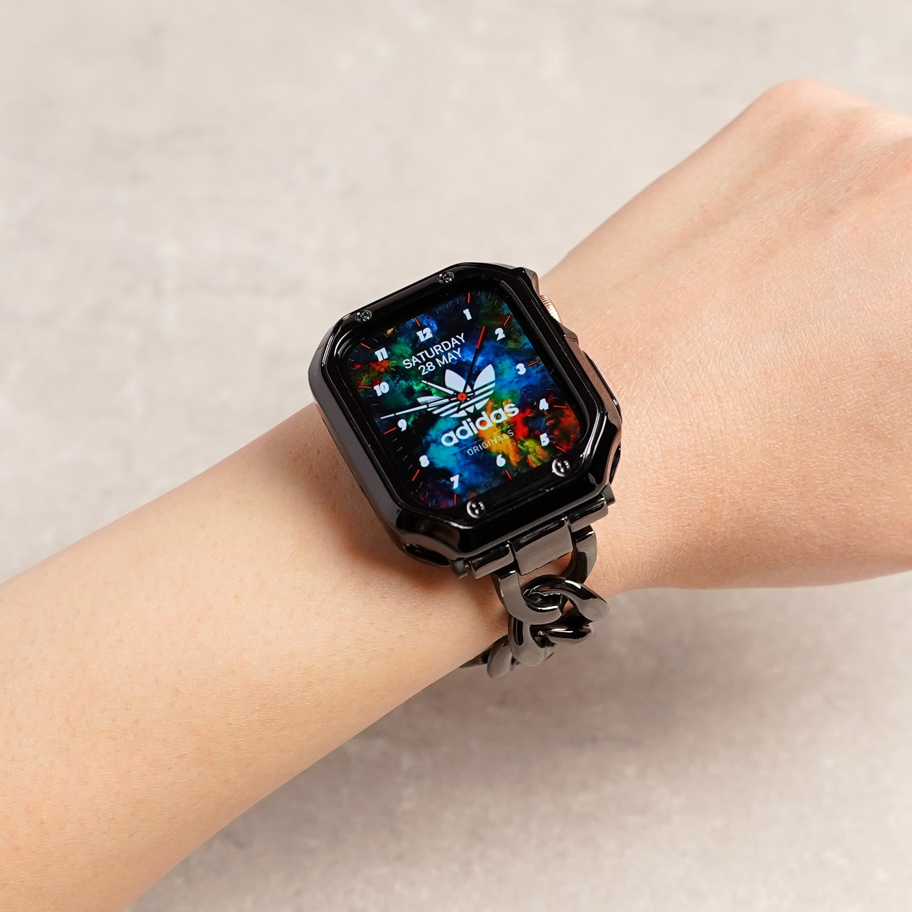 AppleWatchカバー 全面保護 ソフト ケース TPU メッキ ゴールド