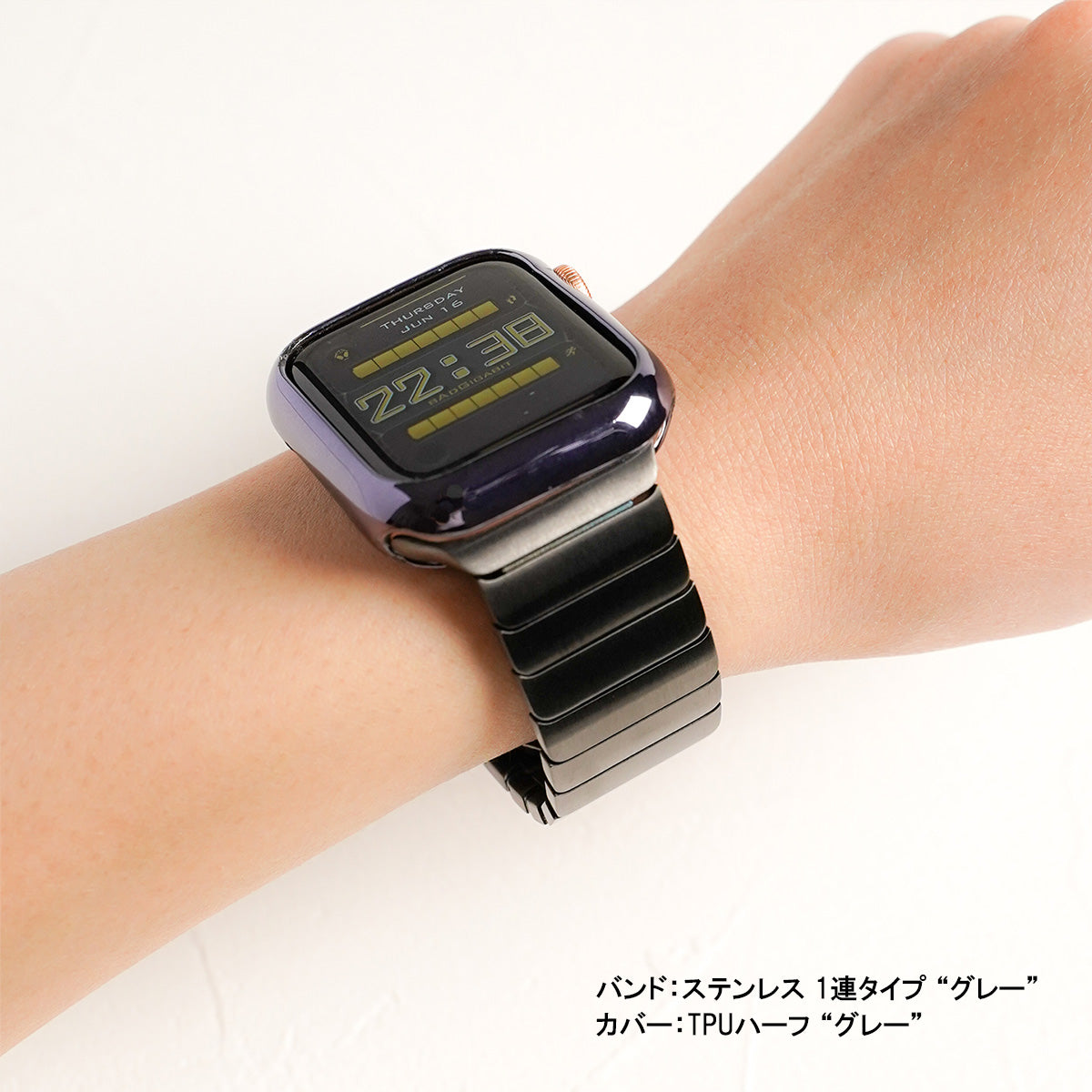 アップルウォッチバンド ステンレスベルト Apple Watch キラキラ r1