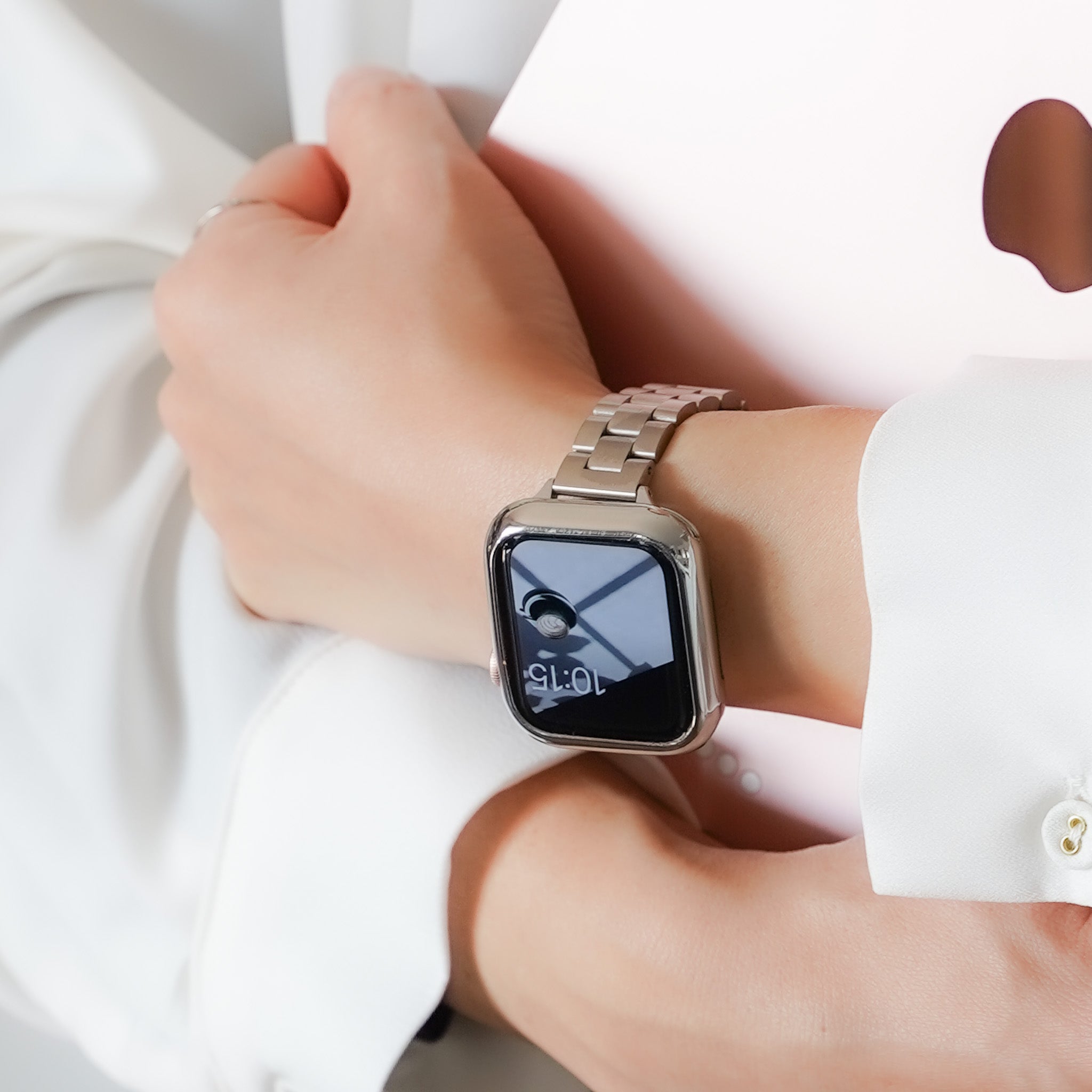 apple watch クリアバンド アップルウォッチ 透明 44 42対応 F 通販