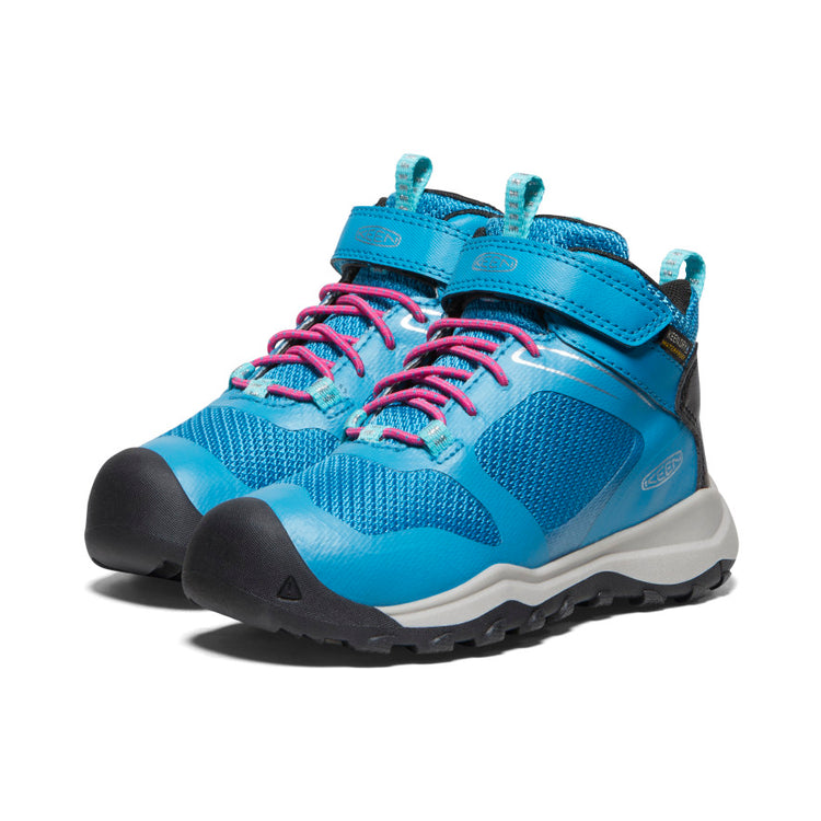 Big Kids' Wanduro Waterproof Boot | Fjord Blue/Fuchsia Purple | KEEN  Footwear