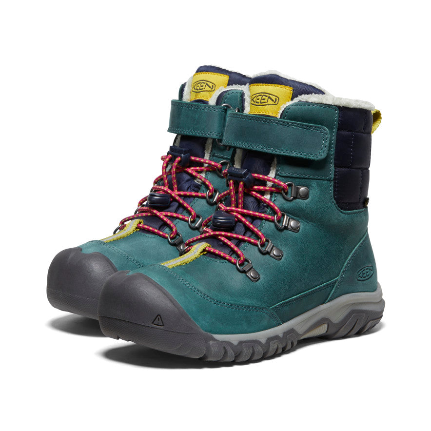 Big Kids' Kanibou Waterproof Winter Boot | Deep Lagoon/Jazzy | KEEN Footwear